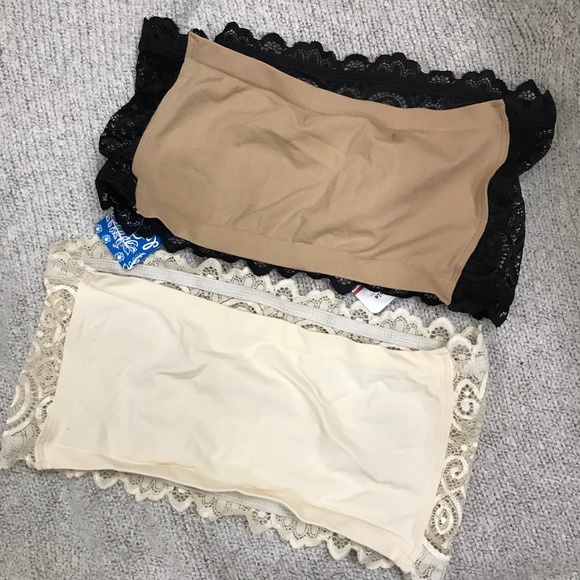 Free people lace bralette bundle - Picture 2 of 3